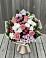 Букет цветов из: Альстромерии, Гвоздики, Розы и Хризантемы в Сортавале