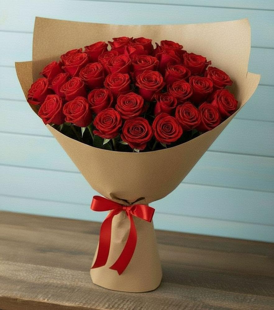 Букет Красные розы Милано в Сортавале