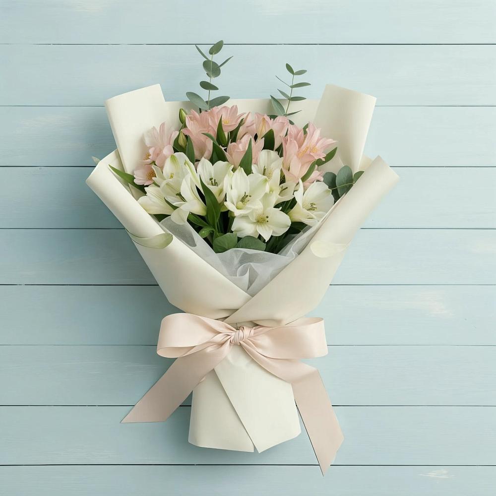 Букет цветов из: Альстромерии в Сортавале