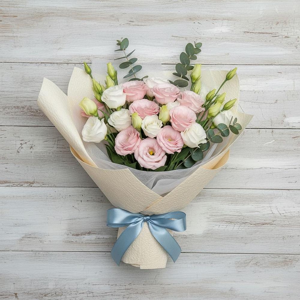 Букет цветов из: Лизиантусы в Сортавале